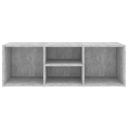 Panca Porta Scarpe Grigio Cemento 105x35x35cm Legno Multistrato