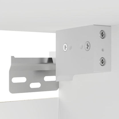 Mobili Porta TV a Parete 4pz Bianchi 30,5x30x30 cm