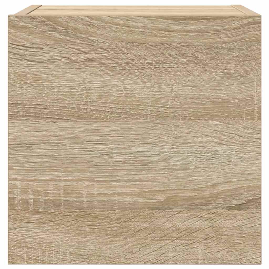 Mobili Porta TV a Parete 2pz Rovere Sonoma 30,5x30x30 cm
