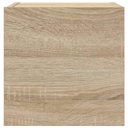 Mobili Porta TV a Parete 2pz Rovere Sonoma 30,5x30x30 cm