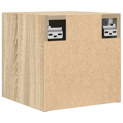 Mobili Porta TV a Parete 2pz Rovere Sonoma 30,5x30x30 cm