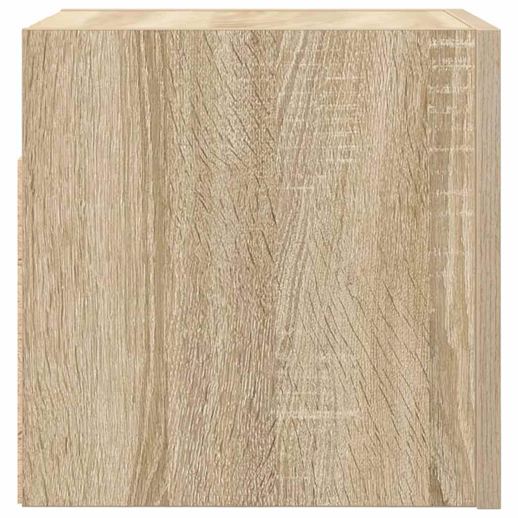 Mobili Porta TV a Parete 4pz Rovere Sonoma 30,5x30x30 cm