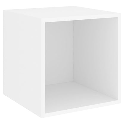 Mobili a Muro 2pz Bianchi 37x37x37 cm in Legno Multistrato | homemem39
