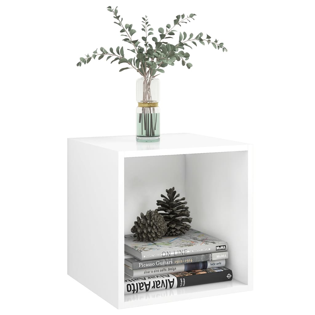 Mobili a Muro 4pz Bianchi 37x37x37 cm in Legno Multistrato | homemem39
