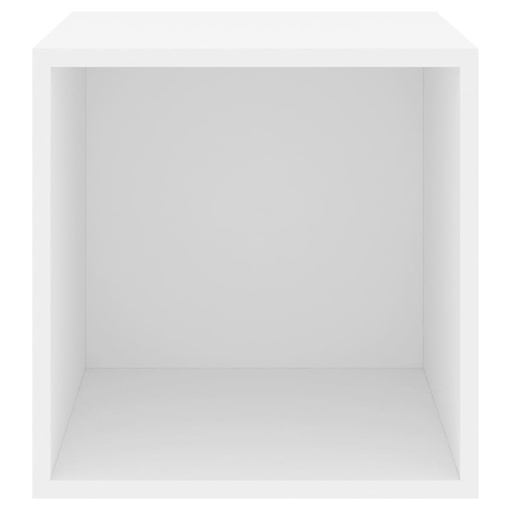 Mobili a Muro 4pz Bianchi 37x37x37 cm in Legno Multistrato | homemem39