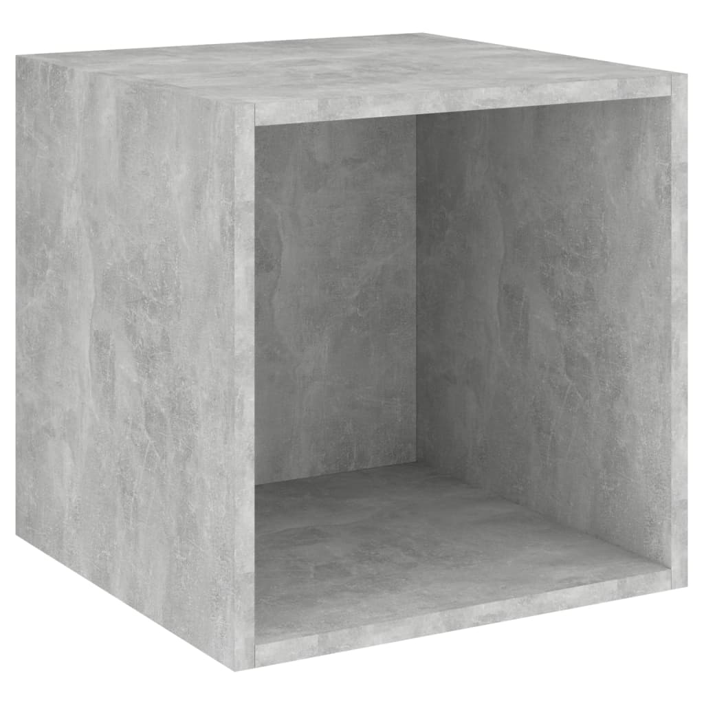 Mobile a Muro Grigio Cemento 37x37x37 cm in Legno Multistrato | homemem39