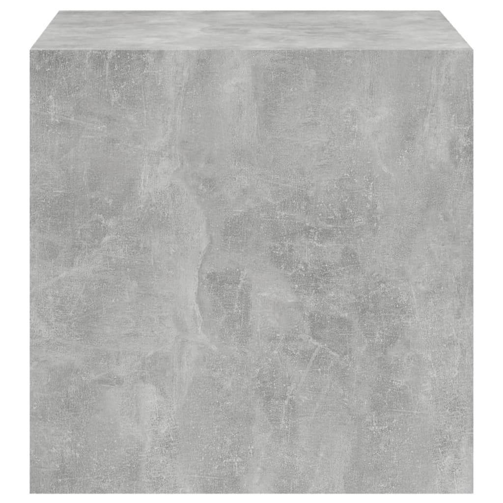 Mobile a Muro Grigio Cemento 37x37x37 cm in Legno Multistrato | homemem39