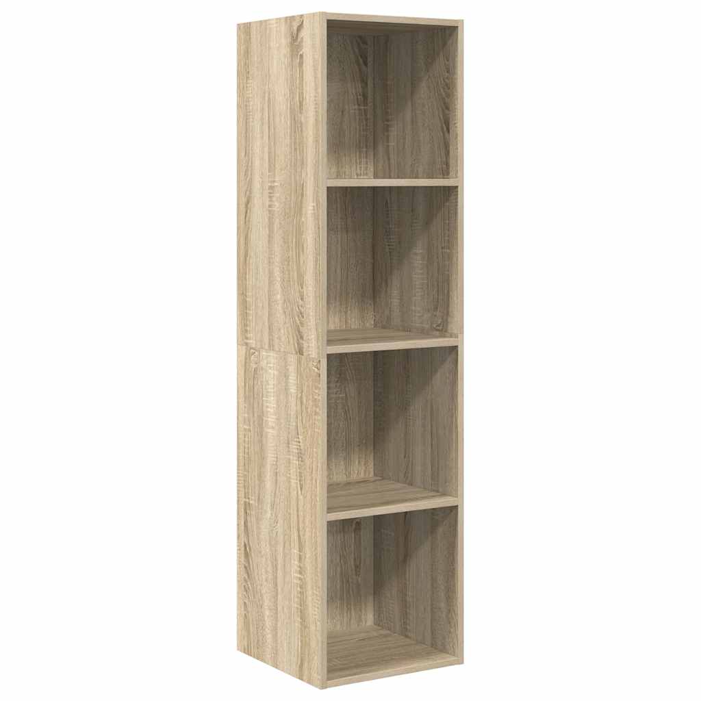 Mobile TV Parete Rovere Sonoma 37x37x142,5cm Legno Multistrato
