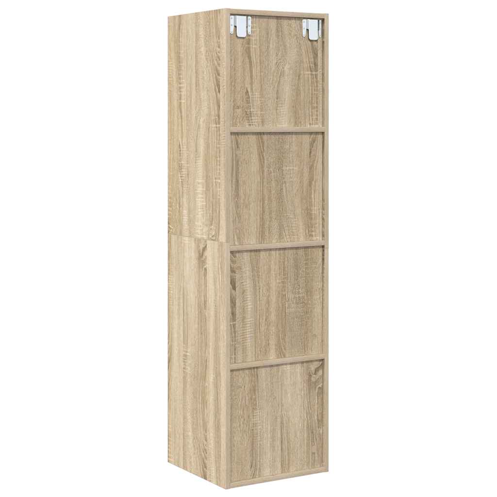 Mobile TV Parete Rovere Sonoma 37x37x142,5cm Legno Multistrato