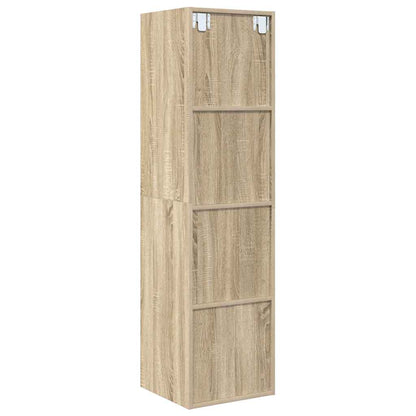Mobile TV Parete Rovere Sonoma 37x37x142,5cm Legno Multistrato