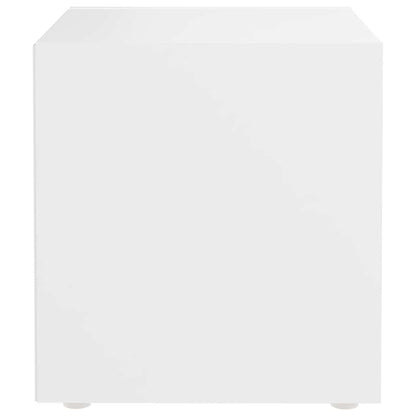 Mobile Porta TV Bianco 37x35x37 cm in Legno Multistrato | homemem39