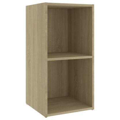 Mobile Porta TV Rovere Sonoma 72x35x36,5cm in Legno Multistrato - homemem39