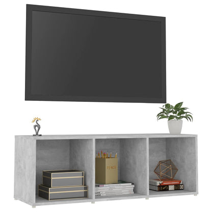 Mobile Porta TV Grigio Cemento 107x35x37 cm Legno Multistrato