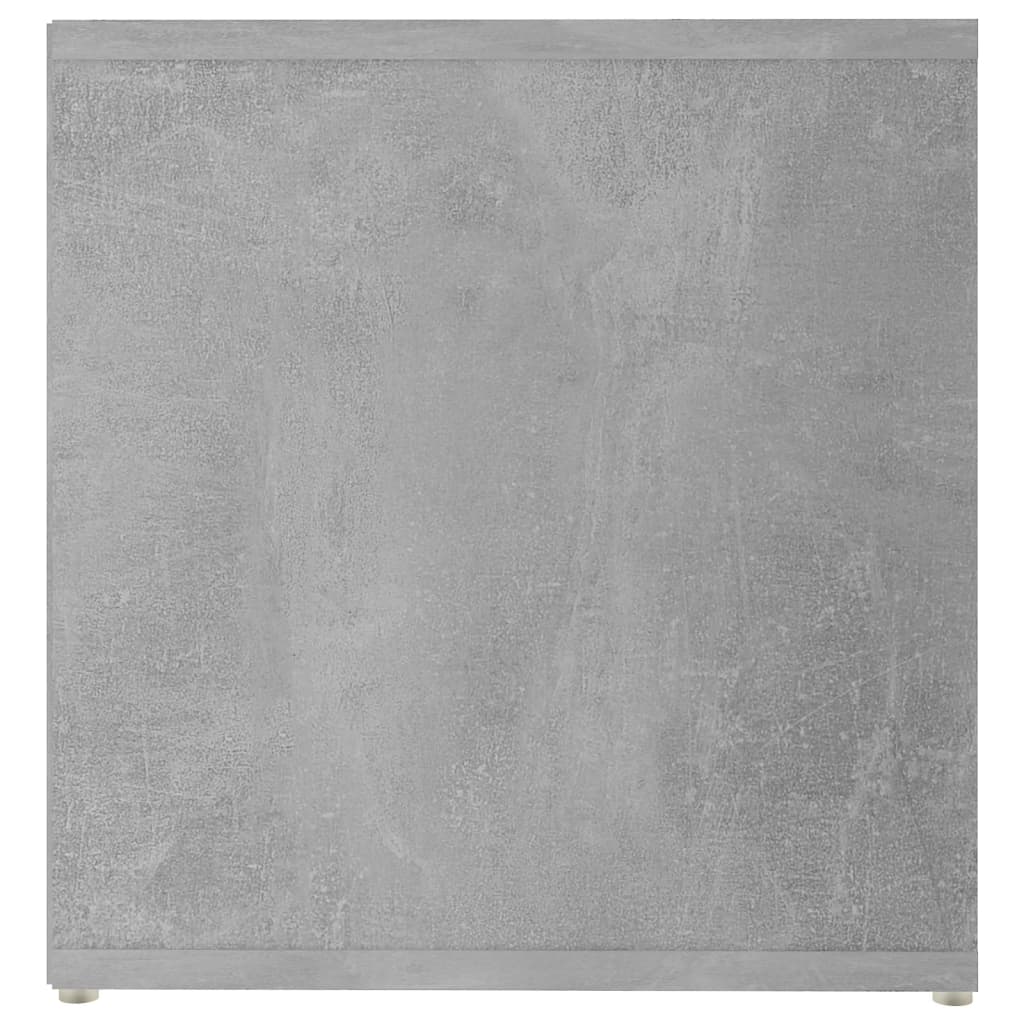 Mobile TV Grigio Cemento 142,5x35x36,5 cm in Legno Multistrato