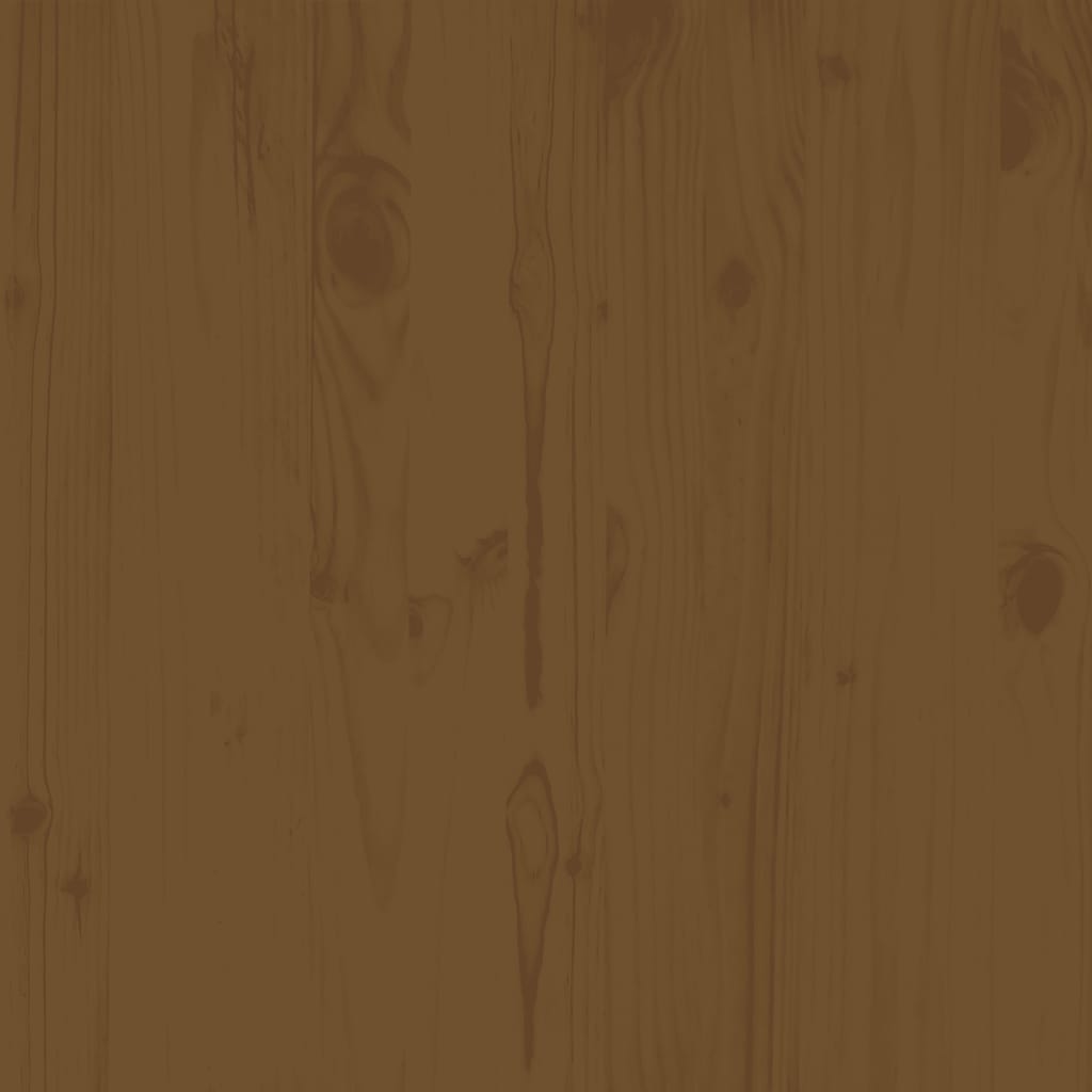 Poggiapiedi da Giardino 70x70x30 cm ambra in Legno di Pino - homemem39