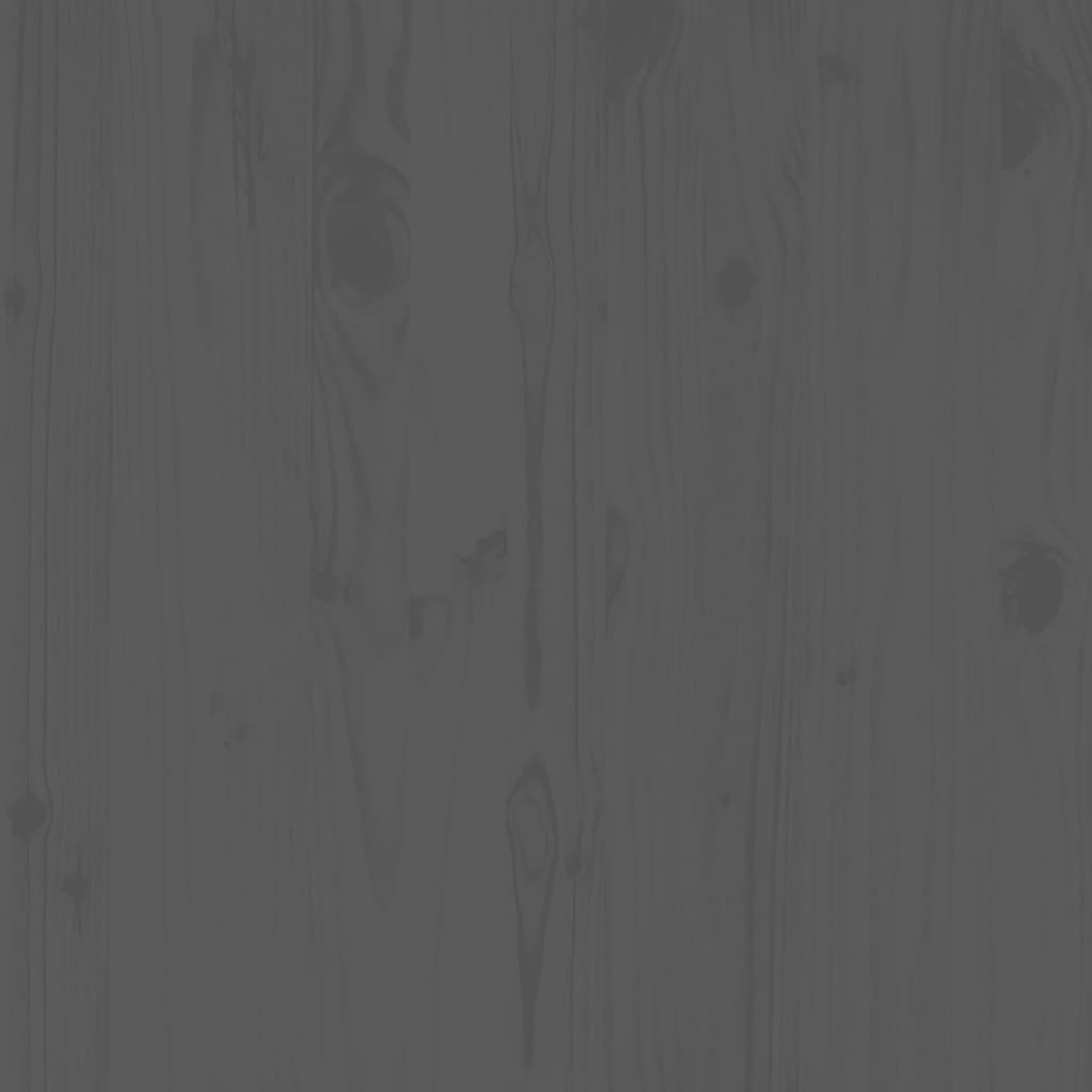 Divani Angolari da Giardino 2 pz Grigi in Massello di Pino - homemem39