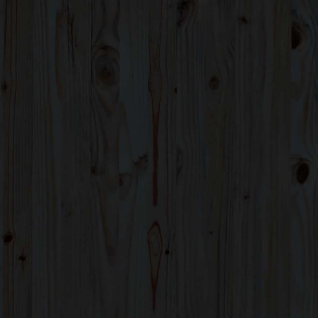 Divani Centrali Giardino 2 pz in Massello di Pino Nero - homemem39