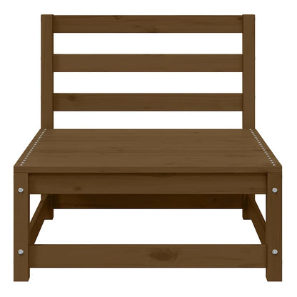 Divani Centrali da Giardino 2pz Ambra in Legno Massello di Pino - homemem39