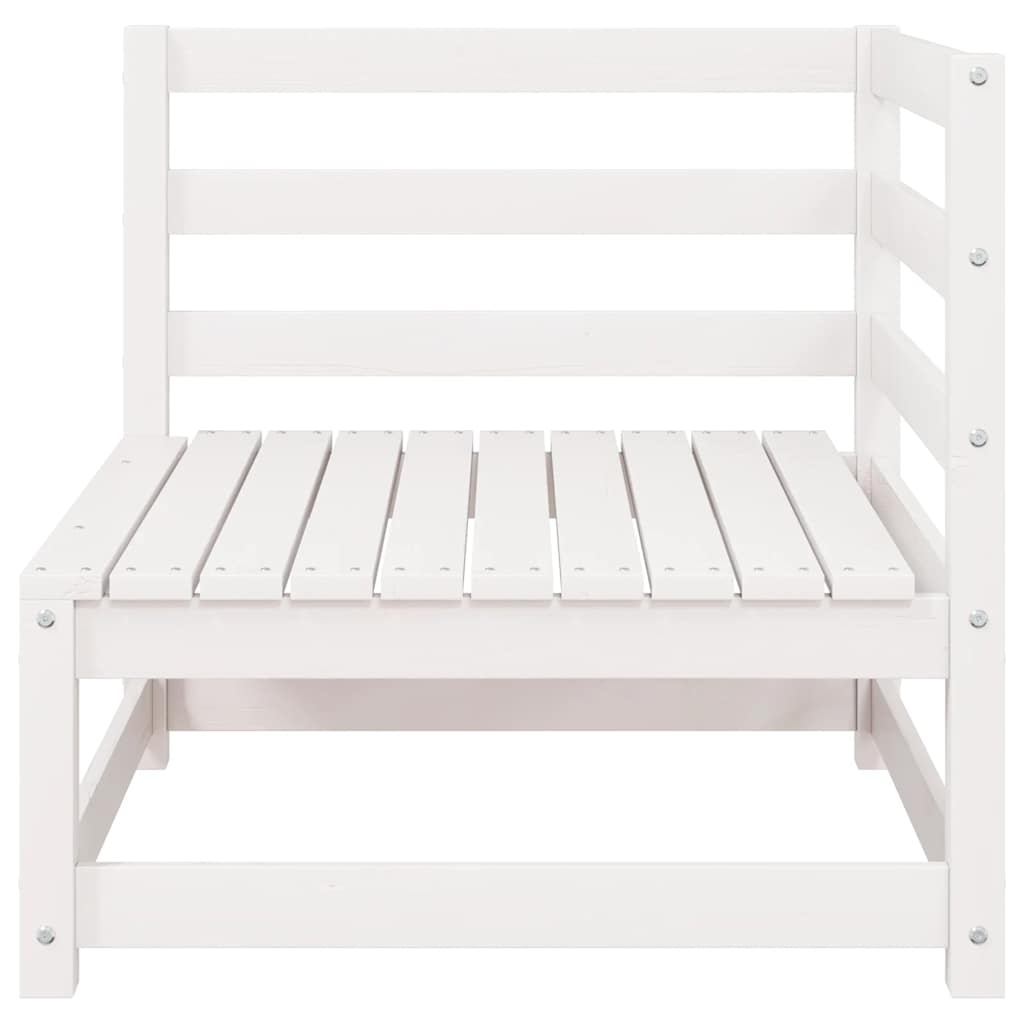 Divano Angolare Giardino con Cuscini Antracite Legno di Pino | homemem39