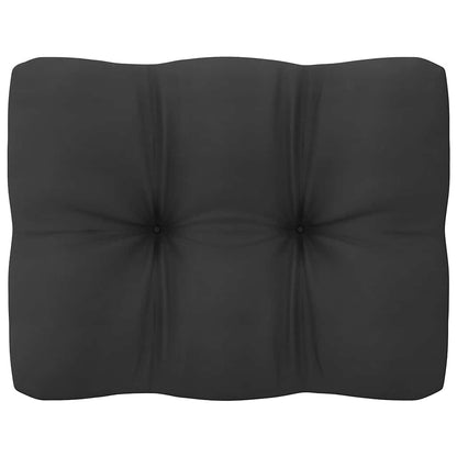 Divano Centrale da Giardino e Cuscini Antracite Massello Pino