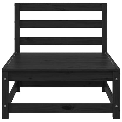 Divano Centrale da Giardino e Cuscini Antracite Massello Pino - homemem39