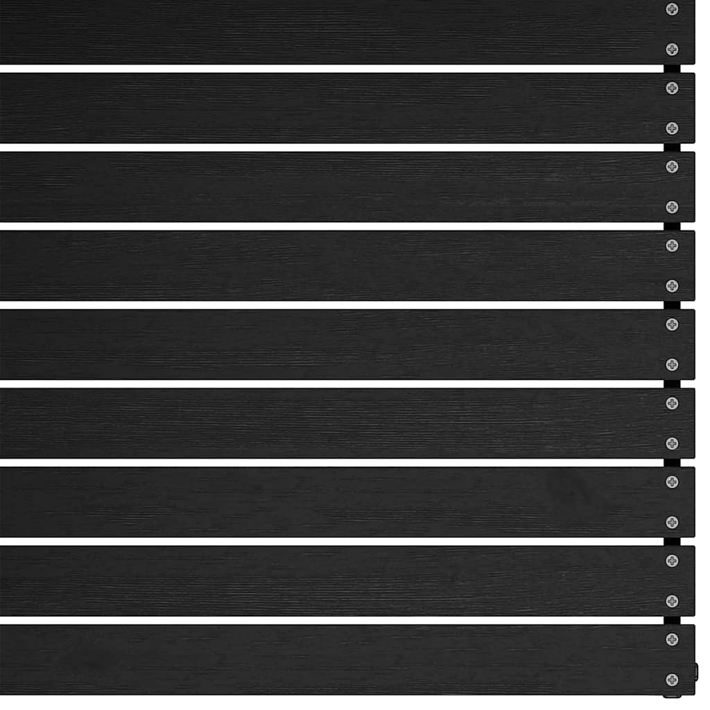 Divano da Giardino a 2 Posti con Cuscini Nero Massello di Pino | homemem39