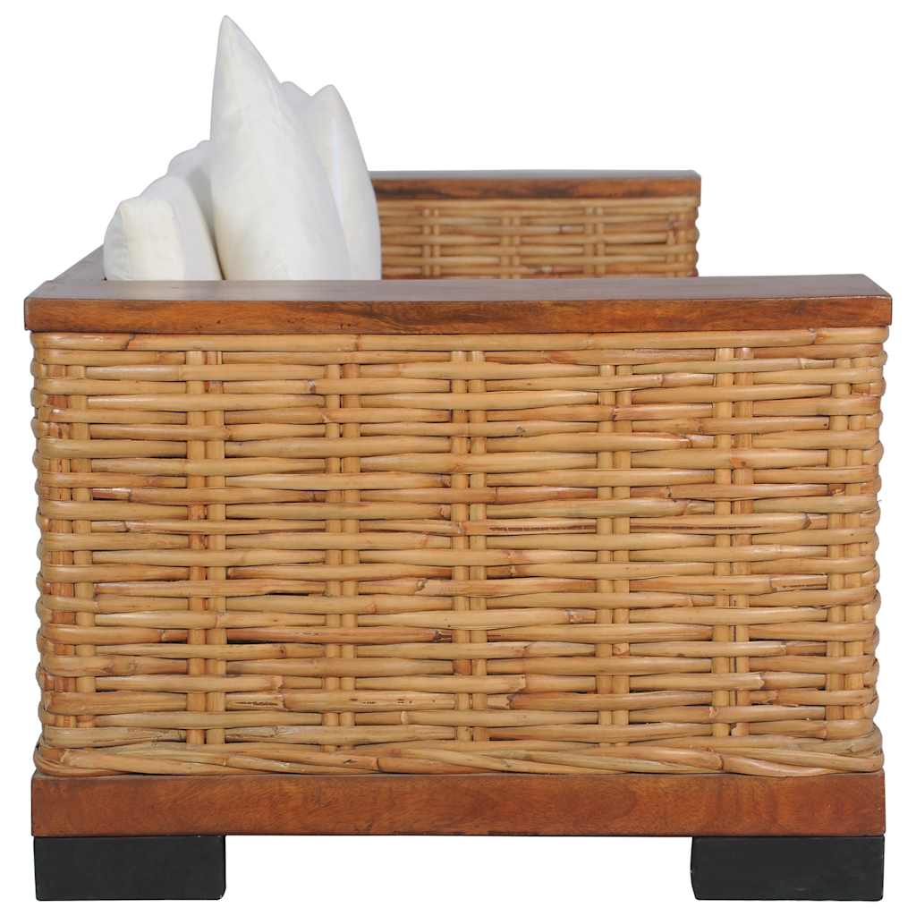 Divani Centrali Giardino e Cuscini Antracite 2pz Pino Massello