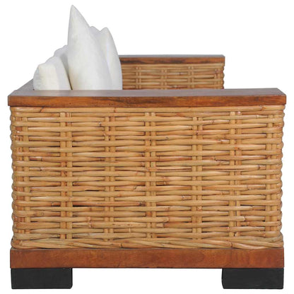 Divani Centrali Giardino e Cuscini Antracite 2pz Pino Massello