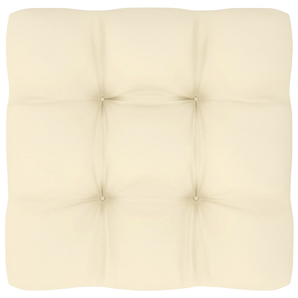 Divani Centrali Giardino con Cuscini Crema 2 pz Pino Massello - homemem39