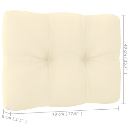 Set Divani da Giardino 2 pz Cuscini Marrone ambra Pino Massello | homemem39