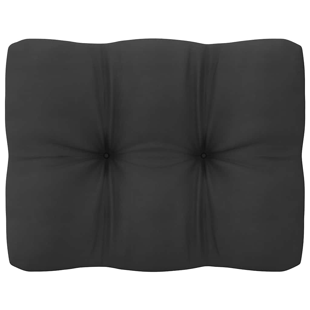 Set Divani da Giardino 2 pz Cuscini Bianchi Massello di Pino | homemem39
