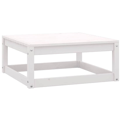 Set Divani da Giardino 2 pz Cuscini Legno Massello Pino Bianco | homemem39