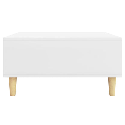 Tavolino da Salotto Bianco 60x60x30 cm in Legno Multistrato | homemem39