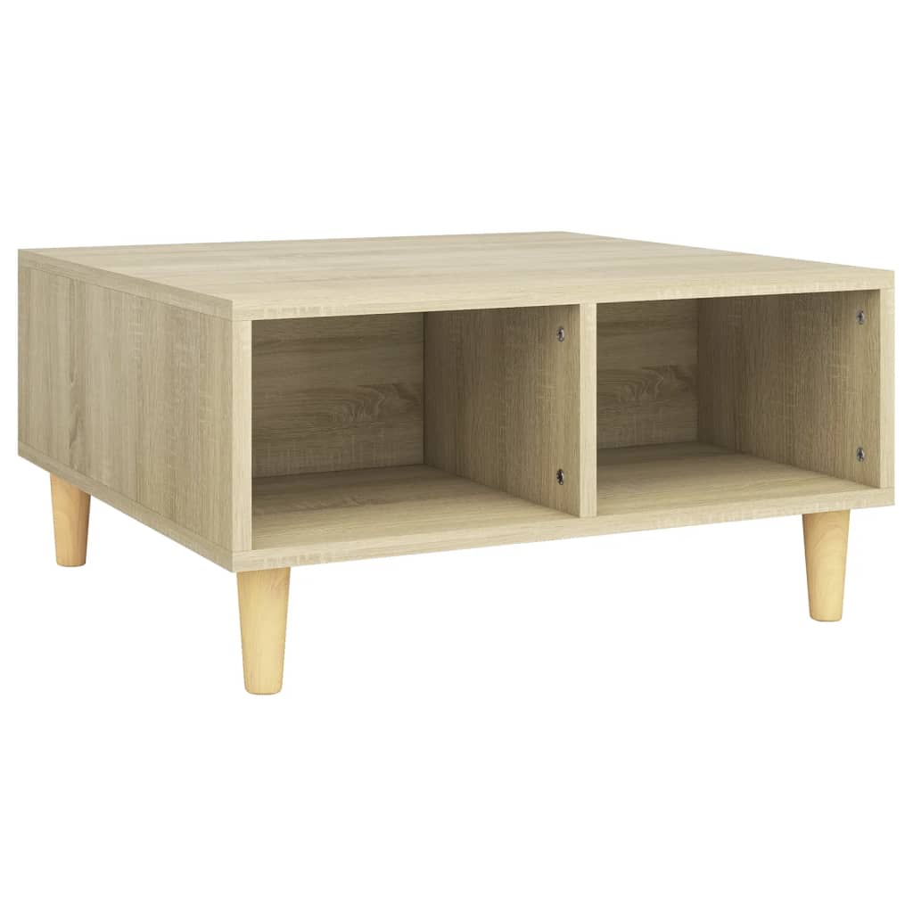 Tavolino da Salotto Rovere Sonoma 60x60x30 cm Legno Multistrato | homemem39