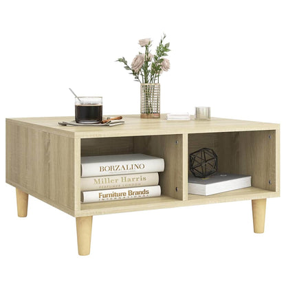 Tavolino da Salotto Rovere Sonoma 60x60x30 cm Legno Multistrato