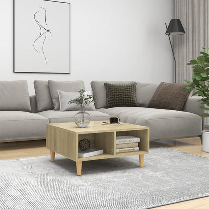 Tavolino da Salotto Rovere Sonoma 60x60x30 cm Legno Multistrato | homemem39