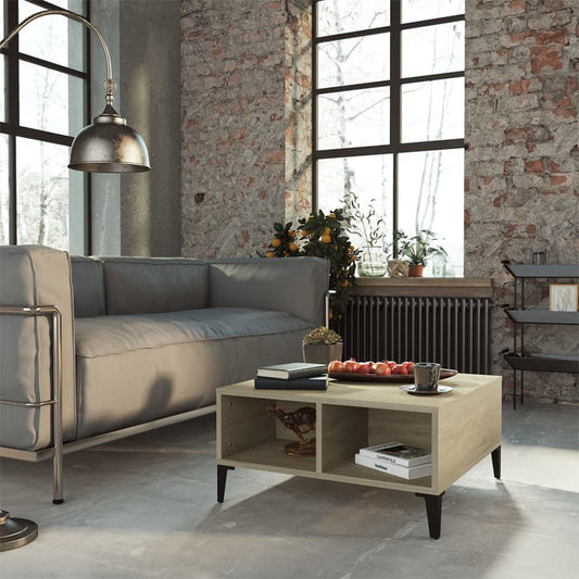 Tavolino da Salotto Rovere Sonoma 60x60x30 cm Legno Multistrato | homemem39
