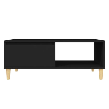 Tavolino da Salotto Nero 90x60x35 cm in Legno Multistrato | homemem39