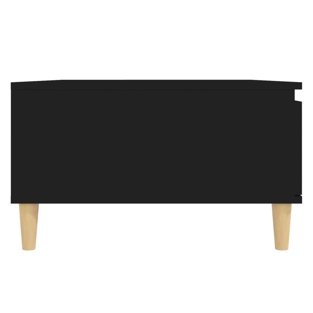 Tavolino da Salotto Nero 90x60x35 cm in Legno Multistrato | homemem39