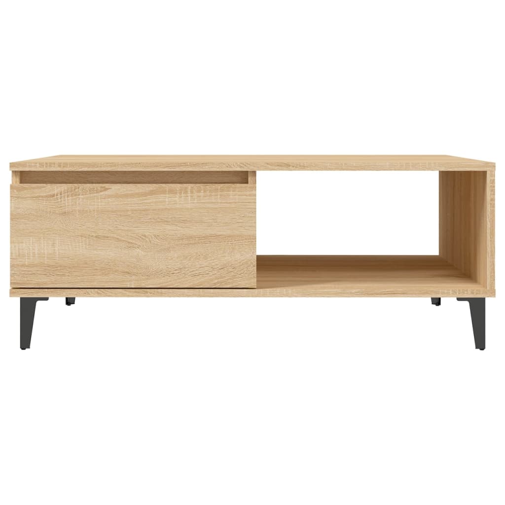 Tavolino da Salotto Rovere Sonoma 90x60x35 cm Legno Multistrato | homemem39