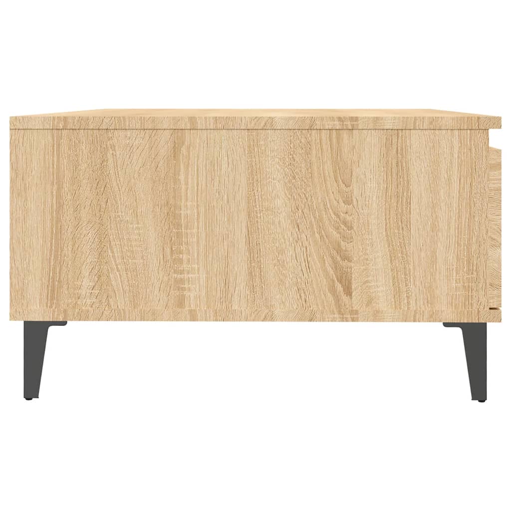 Tavolino da Salotto Rovere Sonoma 90x60x35 cm Legno Multistrato | homemem39