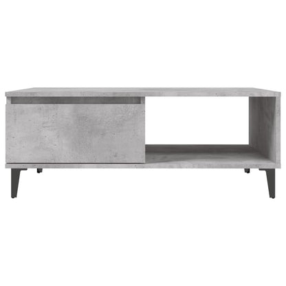 Tavolino da Salotto Grigio Cemento 90x60x35cm Legno Multistrato | homemem39