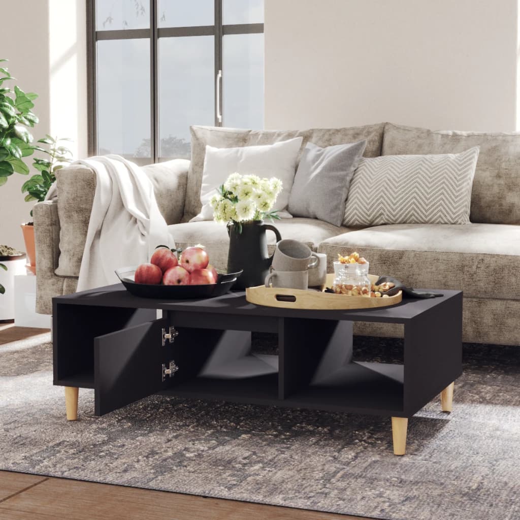 Tavolino da Salotto Grigio 103,5x60x35 cm in Legno Multistrato | homemem39