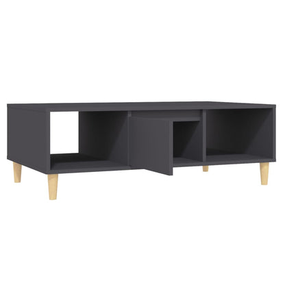 Tavolino da Salotto Grigio 103,5x60x35 cm in Legno Multistrato | homemem39