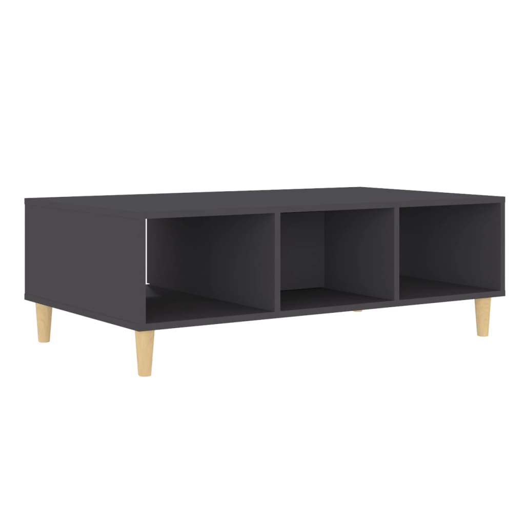 Tavolino da Salotto Grigio 103,5x60x35 cm in Legno Multistrato | homemem39