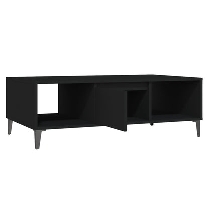 Tavolino da Salotto Nero 103,5x60x35 cm in Legno Multistrato | homemem39