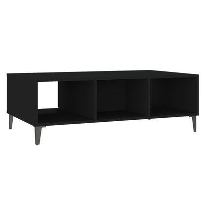 Tavolino da Salotto Nero 103,5x60x35 cm in Legno Multistrato | homemem39