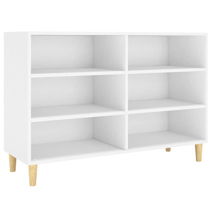 Credenza Bianca 103,5x35x70 cm in Legno Multistrato