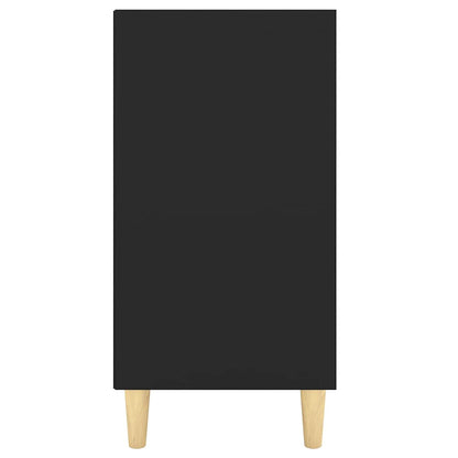 Credenza Nera 103,5x35x70 cm in Legno Multistrato | homemem39
