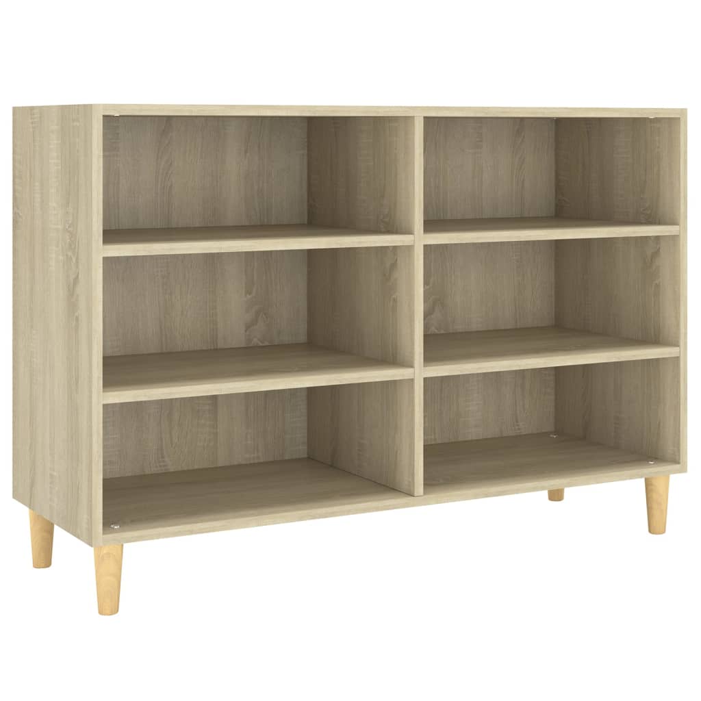 Credenza Rovere Sonoma 103,5x35x70 cm in Legno Multistrato